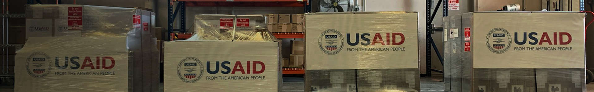 Photo of USAID-funded medical supplies