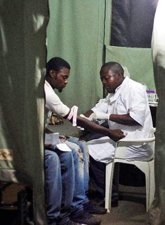 Photo of USAID HIV testing in DRC